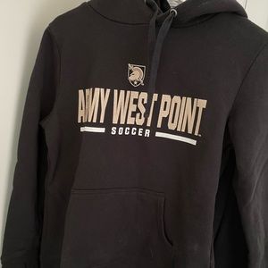 West point College Black Hoodie